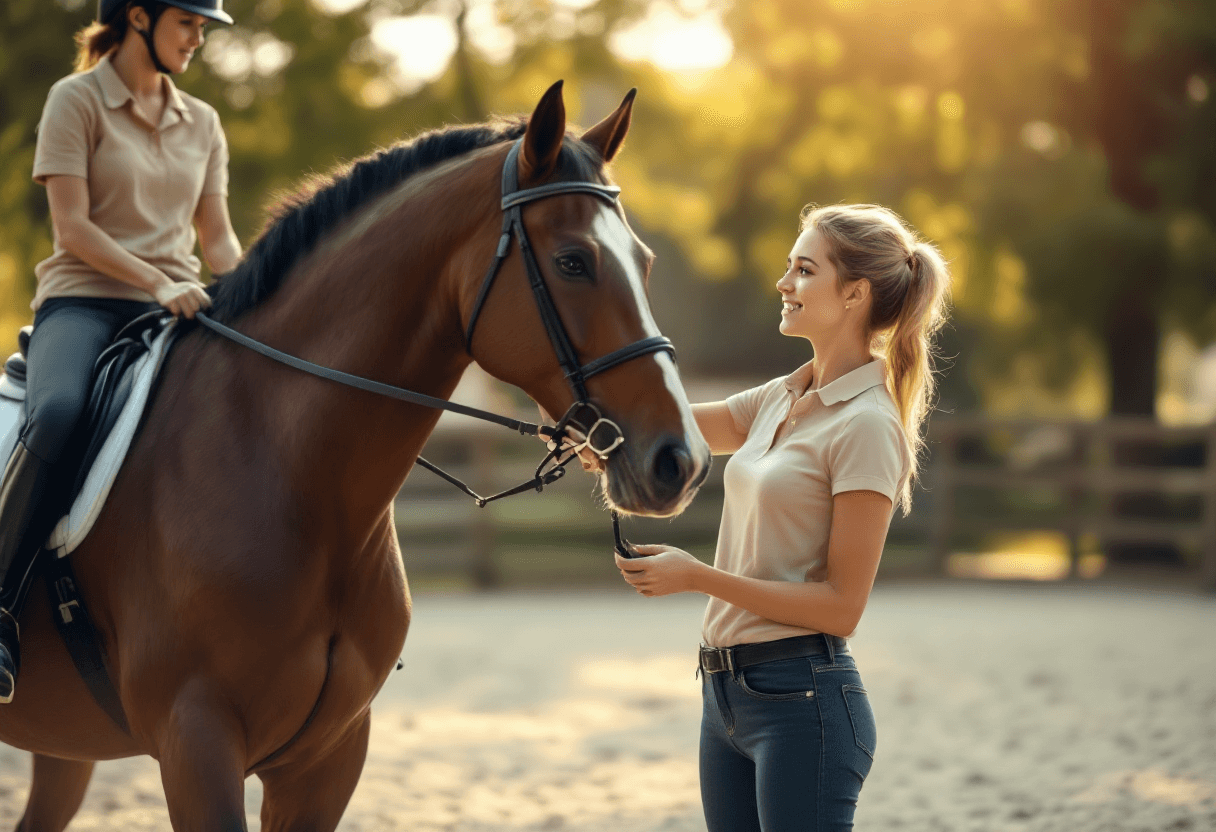 Reitlehrer Ausbildung – Starte deine Karriere mit Jennifer Steinke Jennifer Steinke bei der Reitlehrerausbildung